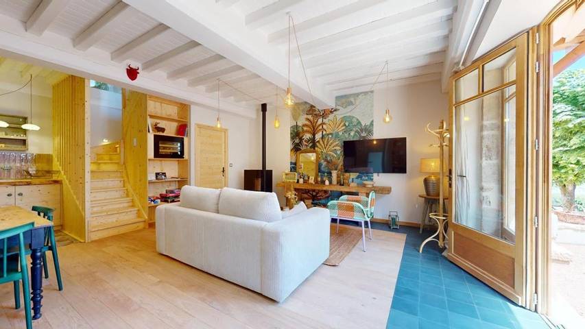 Location de vacances pour 4 personnes, avec vue et jardin à Prissé - 2