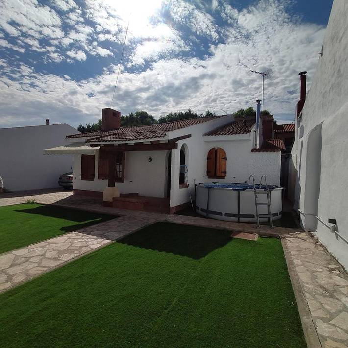 Casa rural con piscina para 8 personas, con jardín además de piscina y vistas en Provincia de Valladolid