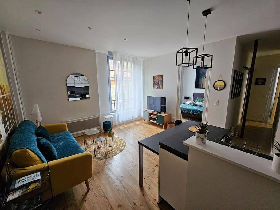 Appartement entier, Urban Jungle - centre historique - calme absolu in Pau, Béarn