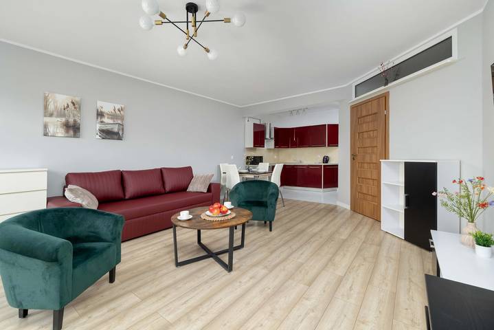 Appartement entier, Spacious Apartment in Szczecin | Parking | Close to Attractions in Szczecin, Baltic Sea Pomerania