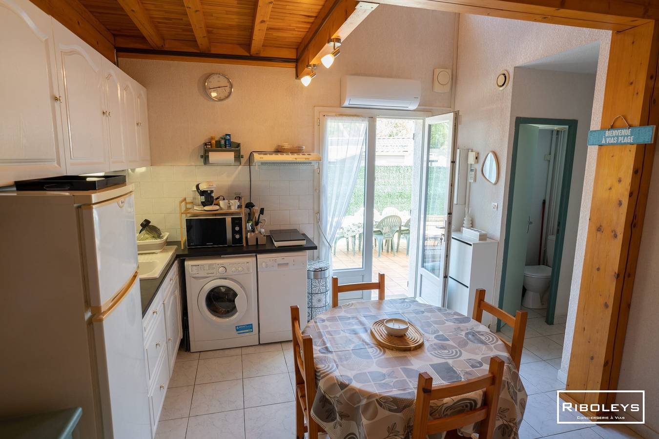 Riboleys – Klimatisiertes Haus 600 m vom Strand in Vias Plage, Vias
