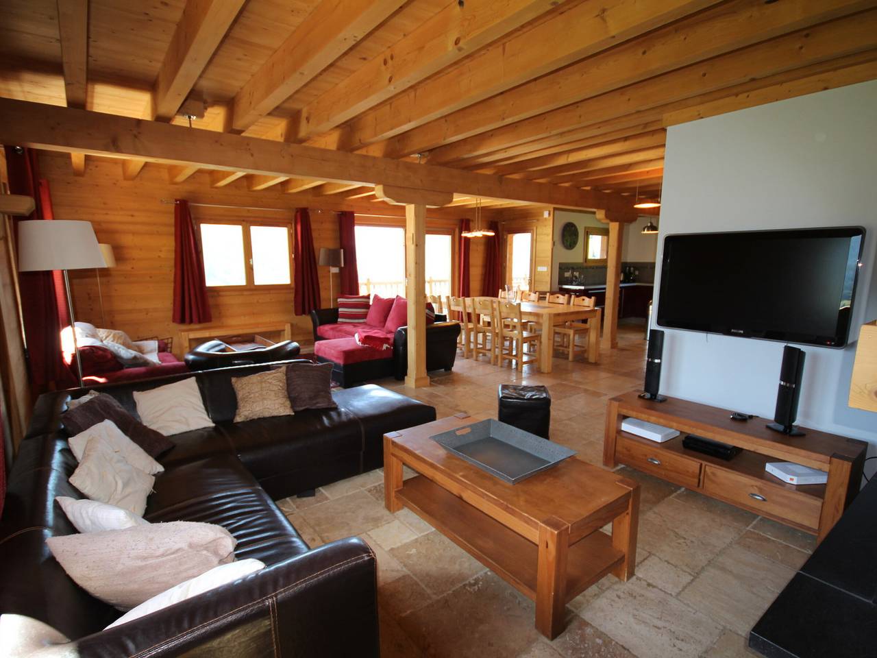 Impresionante chalet 12 pers, cerca de pistas, sauna, mascotas, parking in Hauteluce, Albertville region