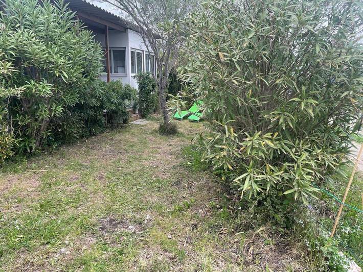 Camping pour 6 personnes, avec Terrasse ainsi que Jardin et Vue
