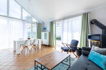 Ferienhaus mit Meerblick für 7 Personen, mit Terrasse und Sauna im Klützer Winkel