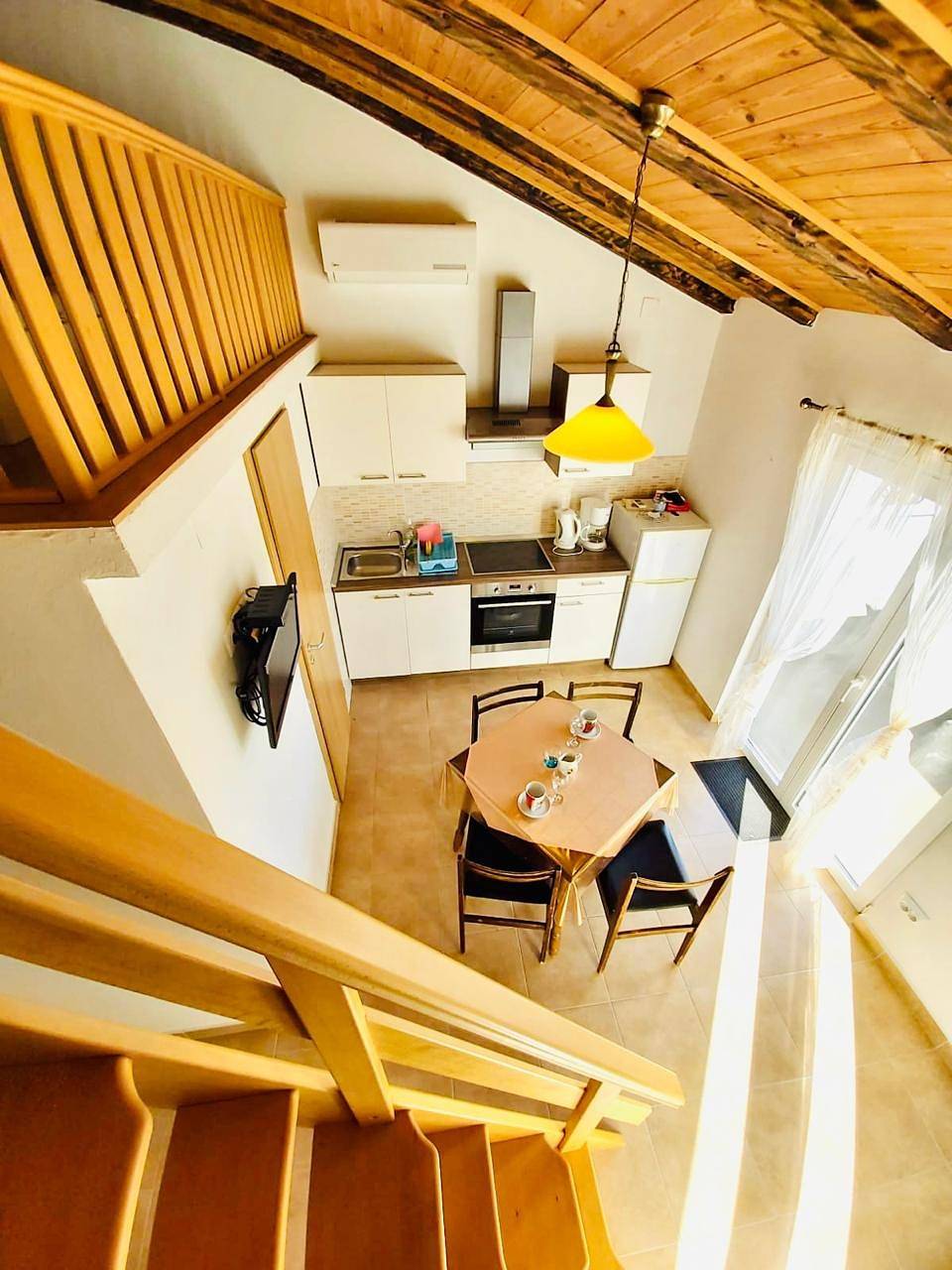 Appartement entier, Ferienwohnung in Supetarska Draga mit Meerblick, Balkon, Klimaanlage, W-Lan (4325-2) in Supetarska Draga, Rab