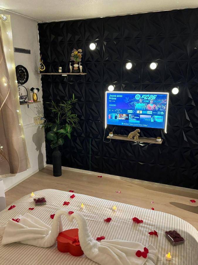 Appartement entier, Evasion romantique, Jacuzzi Massage luminothérapie in Carquefou, Région de Nantes