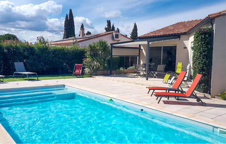 Maison de vacances pour 6 personnes, avec terrasse ainsi que jardin et piscine, animaux acceptés dans l' Aude - 2