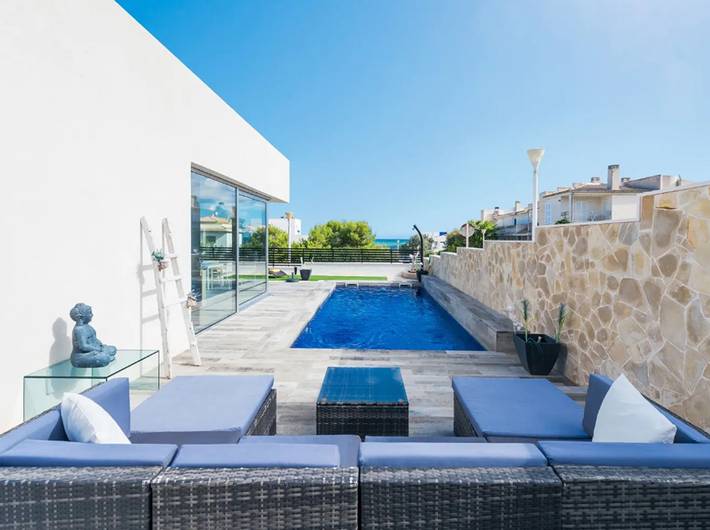 Ferienhaus für 6 Personen, mit Terrasse und Garten in Son Serra de Marina - 4