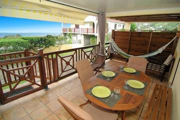 Gîte pour 5 personnes, avec balcon et vue à Les Anses-d'Arlet