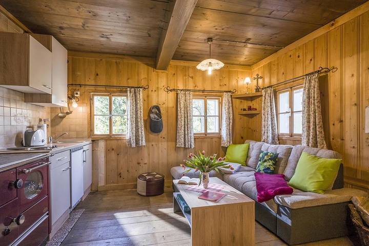 Ferienwohnung für 4 Personen, mit Balkon und Terrasse sowie Garten