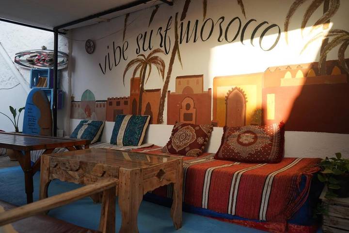 Chambre d’hôte pour 4 personnes, avec terrasse dans Tamraght Ouzdar