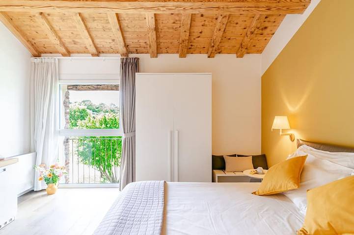 Suite-Suite-Ensuite mit Dusche-Blick auf die Landschaft in Vicenza, Vicenza Provinz
