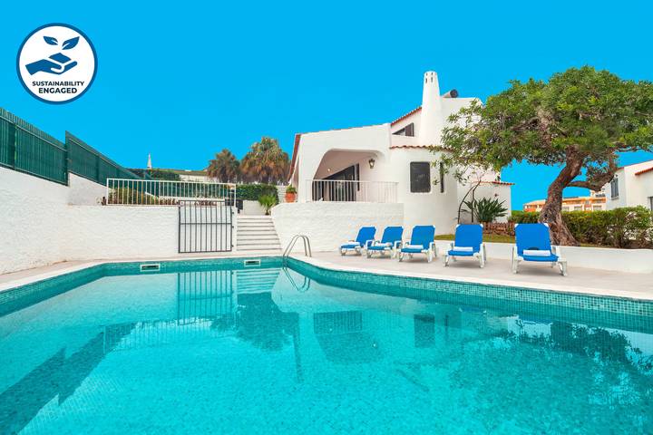 Villa para 12 pessoas, com jardim e varanda no Algarve