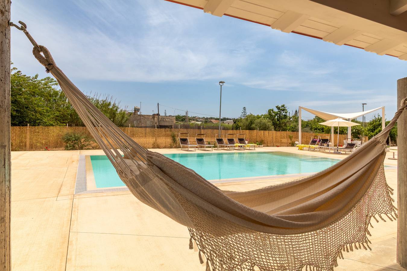 Casa vacanze 'Villa Fichi' con piscina condivisa, Wi-Fi e aria condizionata in Santa Maria del Focallo, Ispica
