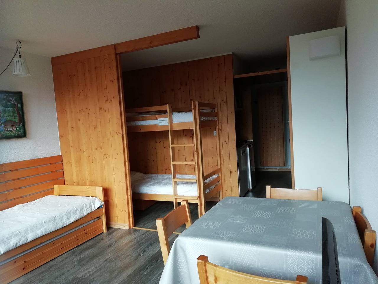 Studio entier, Studio 4 pers. à Arc 1600 près des pistes avec balcon et Wifi in Arc 1600, Bourg-Saint-Maurice