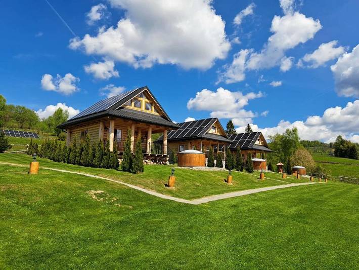 Domek letniskowy dla 5 osób, z widok i ogród oraz sauna, zwierzęta dozwolone w Beskidy