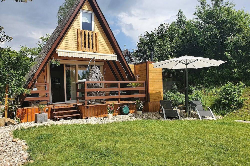 Eichwald  - ,Häschen \"<br>Idyllisches Ferienhaus im Grünen mit Gartensauna . in Gossersweiler-Stein, Trifelsland