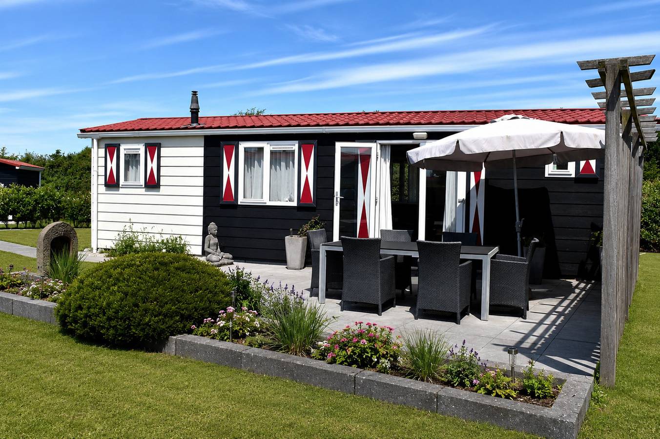 Geräumiges chalet für 6 Personen, in Strand- und Naturnähe in Serooskerke, Walcheren