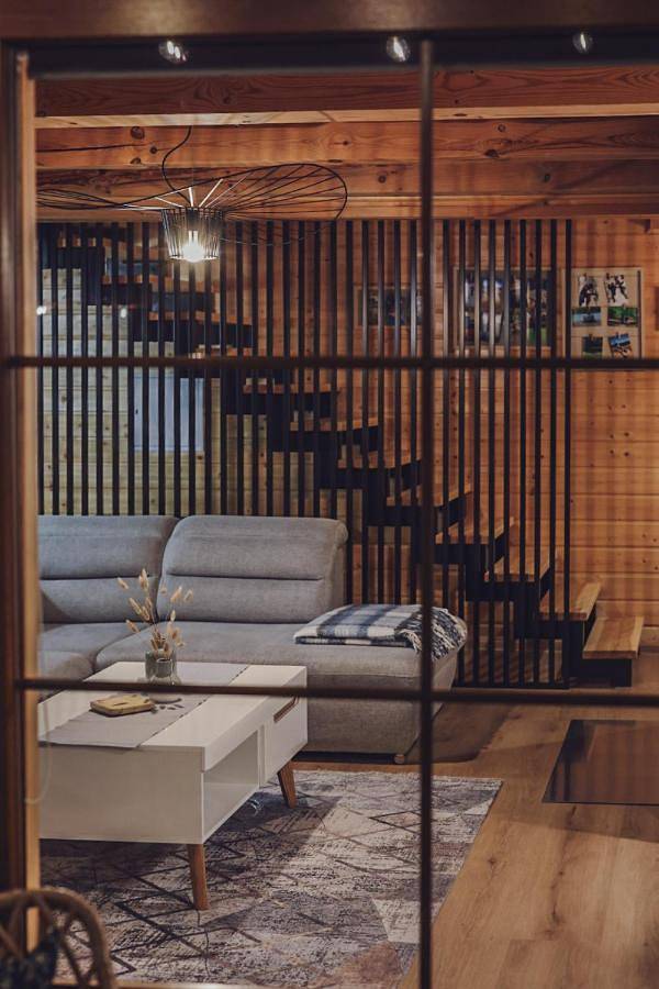 Dom dla 9 osób, z ogród i jacuzzi, Dla rodziny w Chmielno