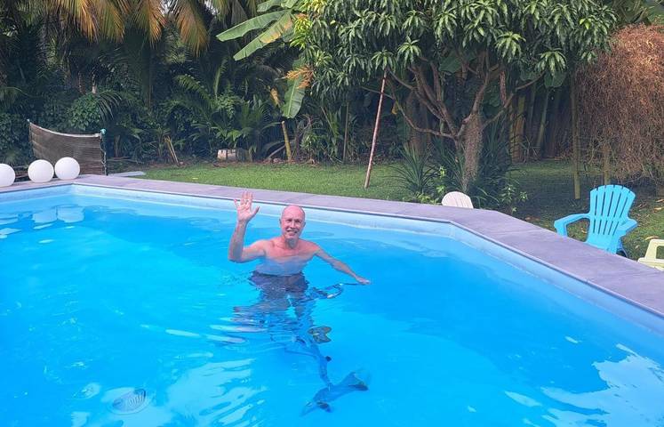 Gîte pour 5 personnes, avec piscine ainsi que jardin et jacuzzi, adapté aux familles à Le Lamentin - 4