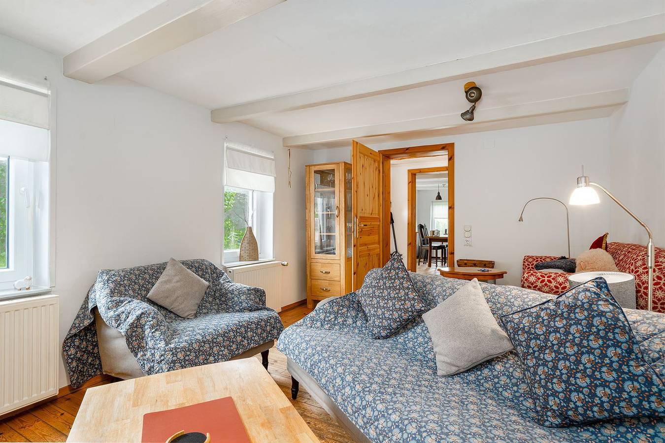 Historisches 100qm Haus für 4-6 Pers. + Hund mit Kamin, Sauna und großem Garten in Upleward, Krummhörn