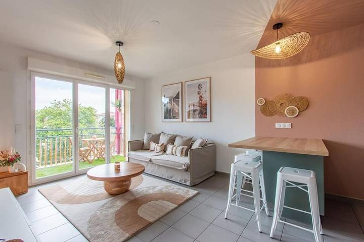 Appartement de vacances pour 4 personnes, avec terrasse, animaux acceptés