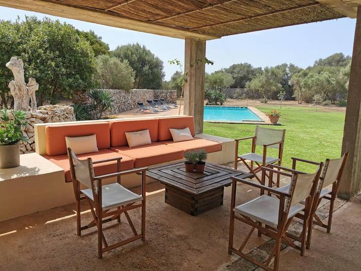 Casa rural para 8 personas, con jardín además de vistas y piscina en Maó - 4