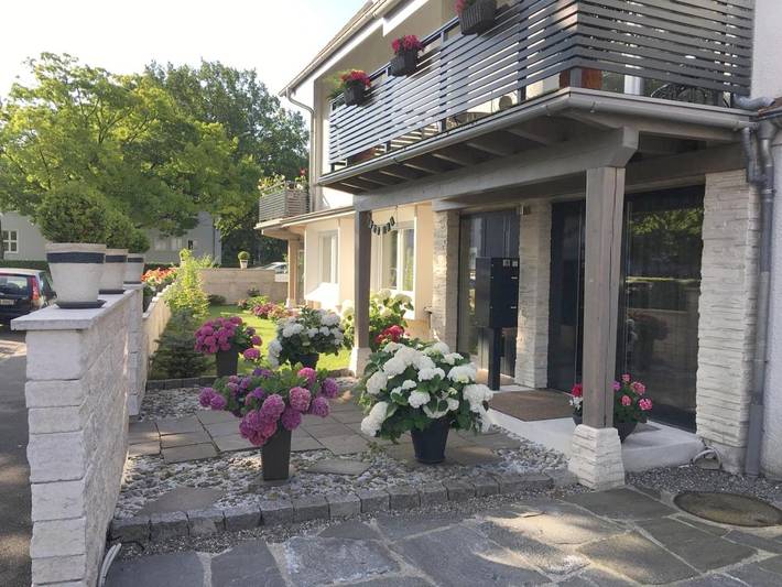 Ferienwohnung für 6 Personen, mit Garten