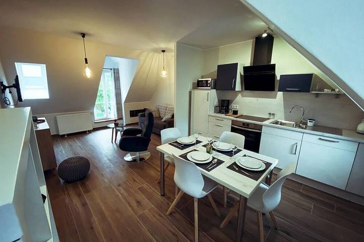 Ferienwohnung für 3 Personen, mit Sauna und Garten sowie Balkon - 1