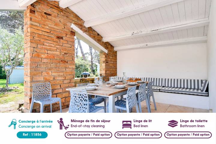 Location de vacances pour 10 personnes, avec jardin dans Plage de la Linière - 2