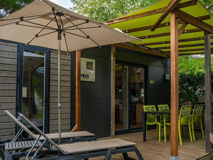 Camping Sunelia Les Sablons - Mobilheim 2 personen - 08 - Taos Luxe 1 Ch 1 Sdb - Bosquet in Portiragnes Plage, Portiragnes