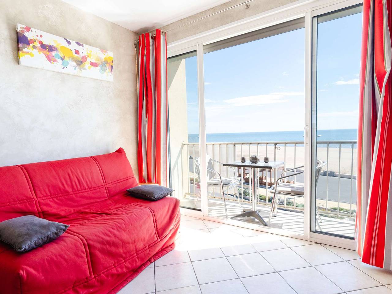 Ganze Wohnung, 2-Zi-Wohnung am Meer mit Balkon in Narbonne Plage in Narbonne Plage, Narbonne