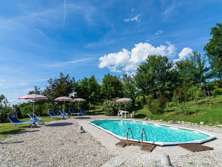 Ferienhaus für 2 Personen, mit Terrasse und Garten sowie Sauna und Pool, kinderfreundlich in Marche - 2