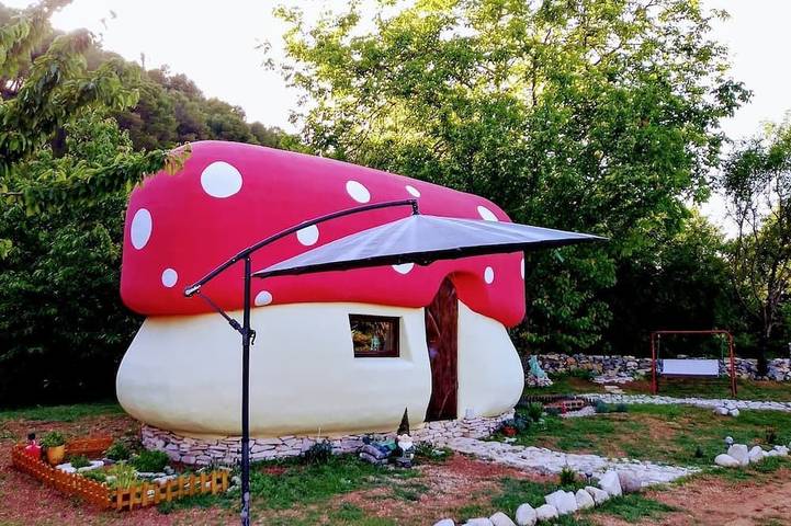 Ferienhaus für 5 Personen, mit Garten, mit Haustier