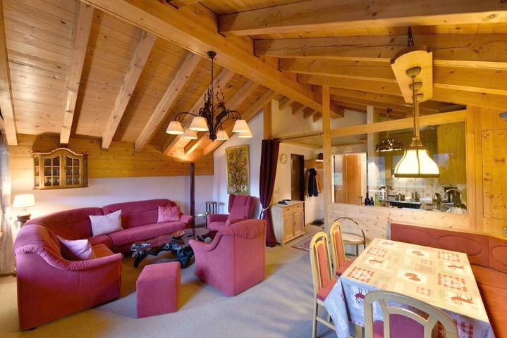 Gîte pour 4 personnes, avec vue ainsi que jardin et sauna à Täsch - 2