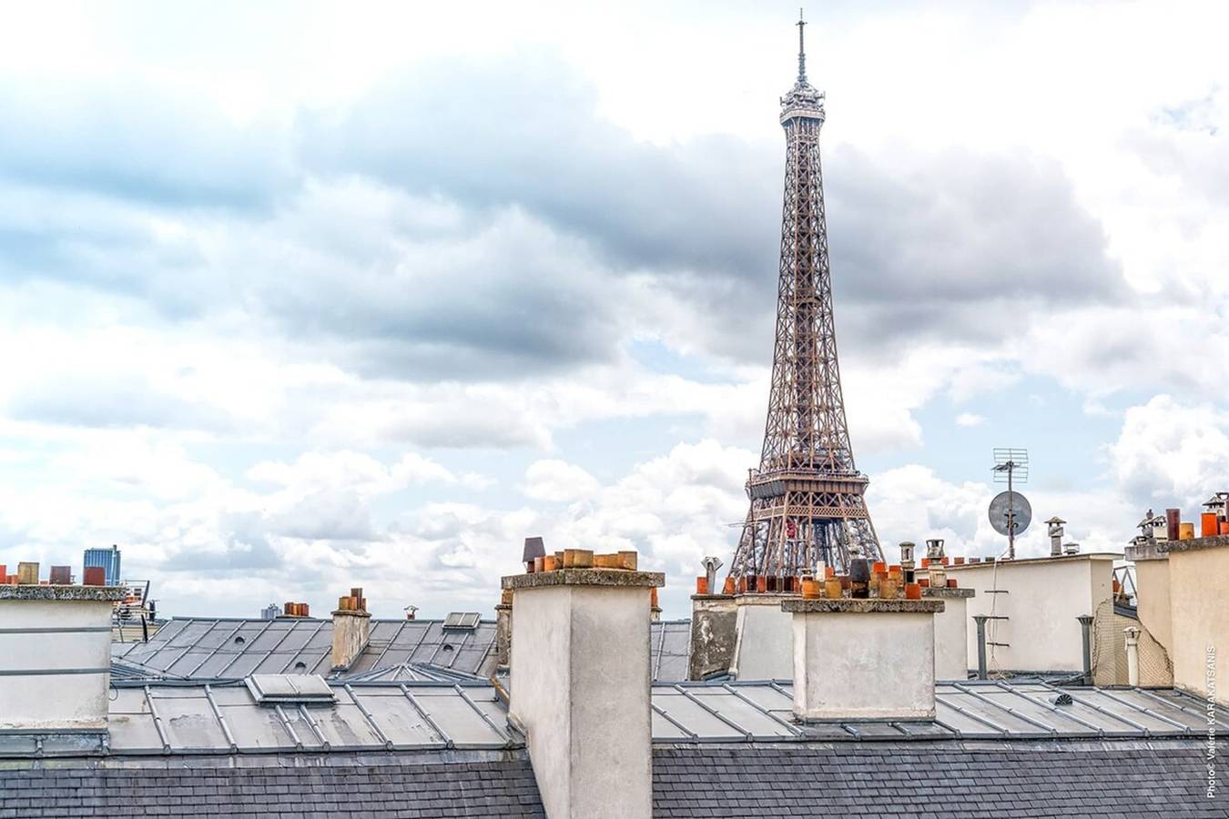 Ganze Wohnung, Ferienwohnung für 2 Personen mit Terrasse in Eiffelturm, Paris