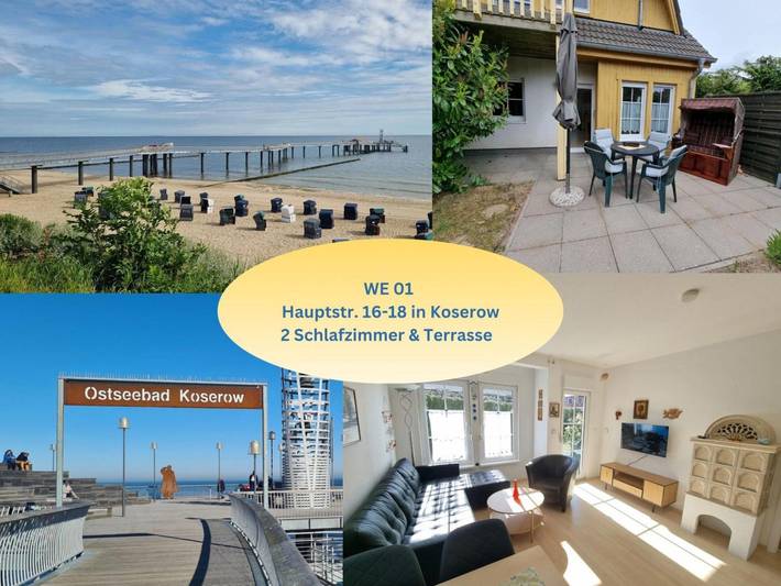 Ferienpark für 4 Personen, mit Terrasse in Koserow