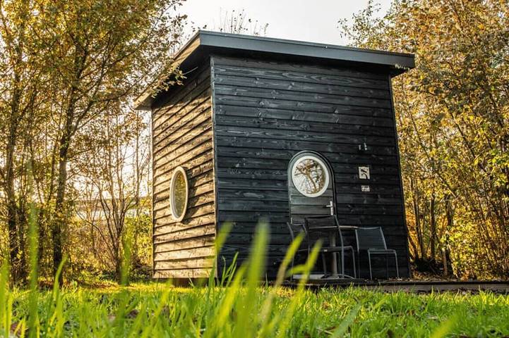 Blockhütte für 2 Personen, mit Garten - 1