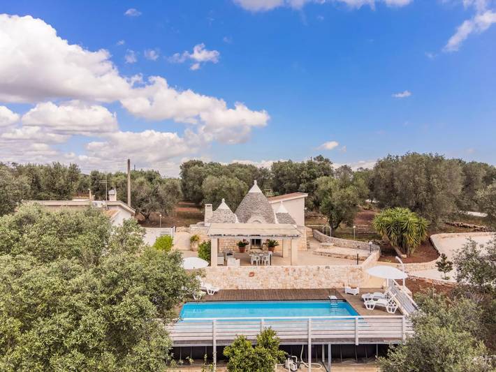 Villa per 2 persone, con giardino e piscina a Ceglie Messapica