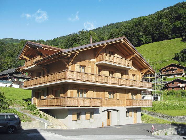 Maison de vacances pour 19 personnes, avec Balcon ainsi que Terrasse et Vue dans Portes du Soleil