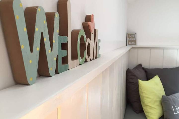Appartement de vacances pour 6 personnes, avec jardin et balcon