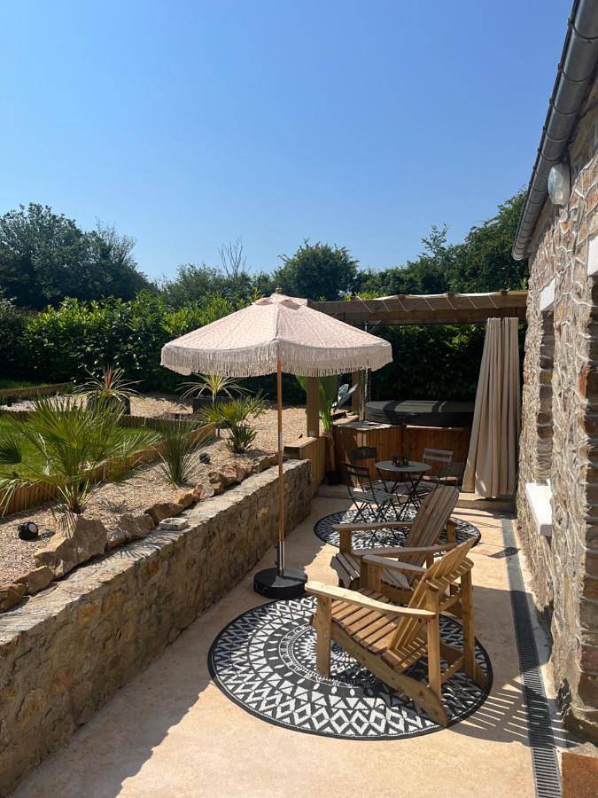 Location de vacances pour 4 personnes, avec sauna ainsi que jacuzzi et jardin à Brix - 3