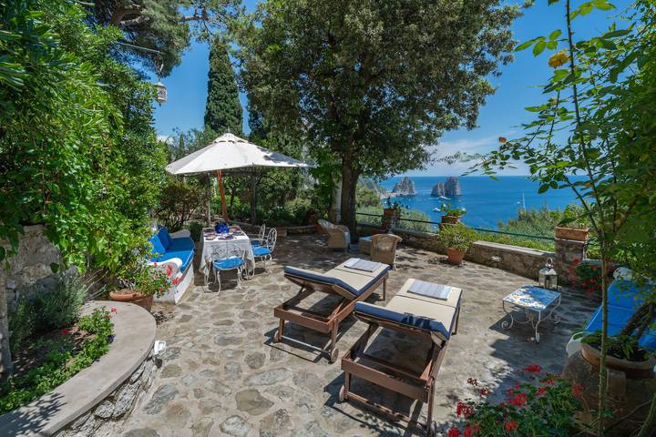 Villa für 8 Personen, mit Terrasse und Garten sowie Ausblick in Capri - 4