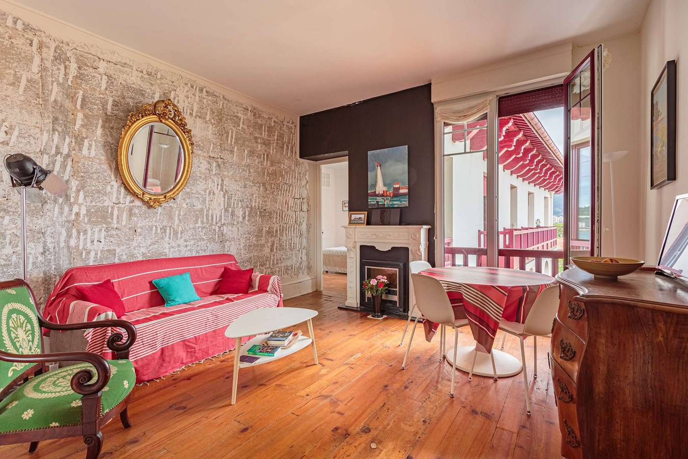 Appartement entier, Appartement avec vue mer & accès direct à la plage in Hendaye, Région de Bayonne