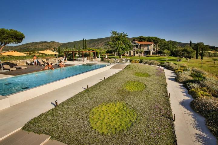Agriturismo per 2 persone, con Terrazza e Giardino nonché Piscina ad Orbetello
