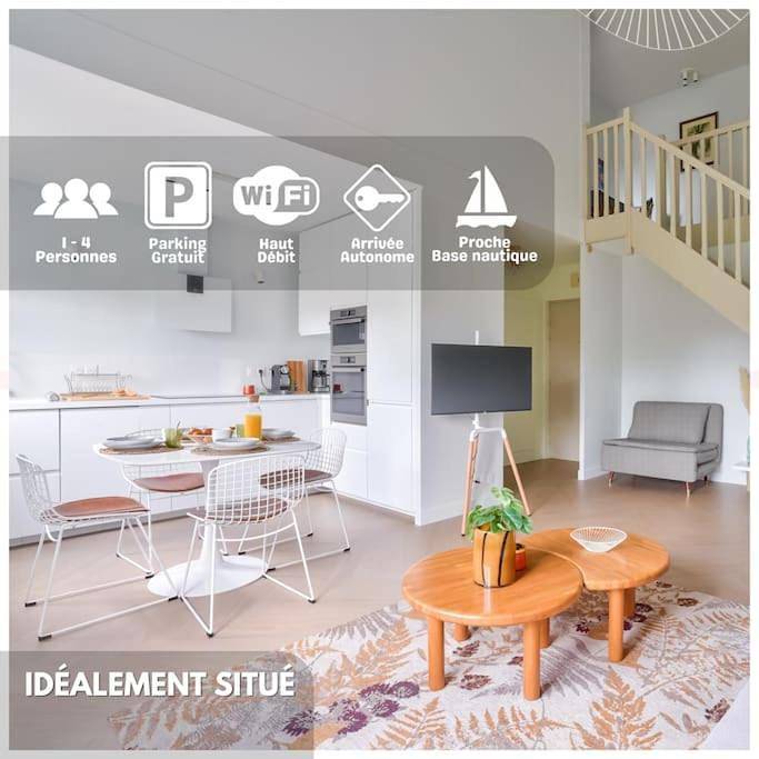 Appartement entier, Le Riviera Port Cergy - Elégant Duplex étoilé in Cergy, Val-d'Oise