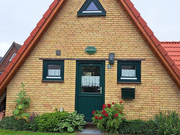 Ferienhaus für 4 Personen, mit Garten und Terrasse, mit Haustier in Friedrichskoog-Spitze