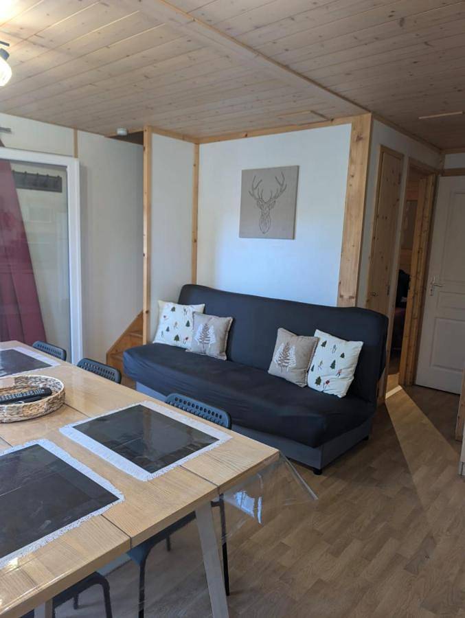 Gîte pour 10 personnes, avec piscine ainsi que terrasse et vue à Saint-Léger-les-Mélèzes