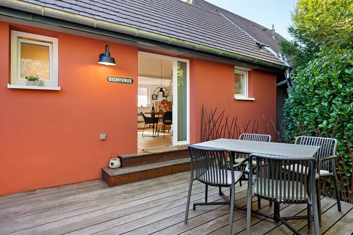 Ferienwohnung für 4 Personen, mit Garten im Elsass