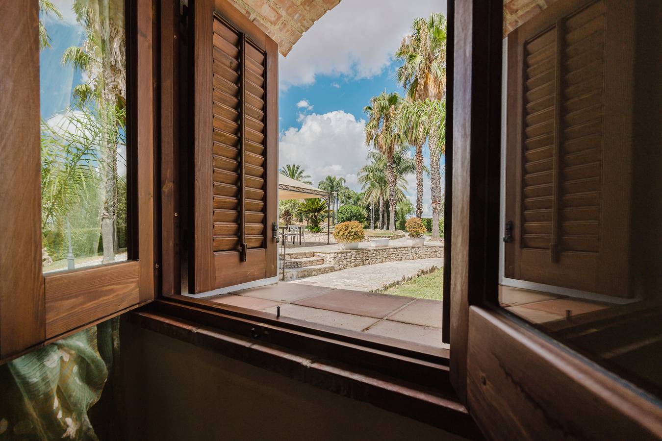 Agriturismo Ponte Calatrasi Zimmer 'Relax 13' mit Gemeinschaftspool, Wlan und Klimaanlage in Monreale, Palermo Provinz